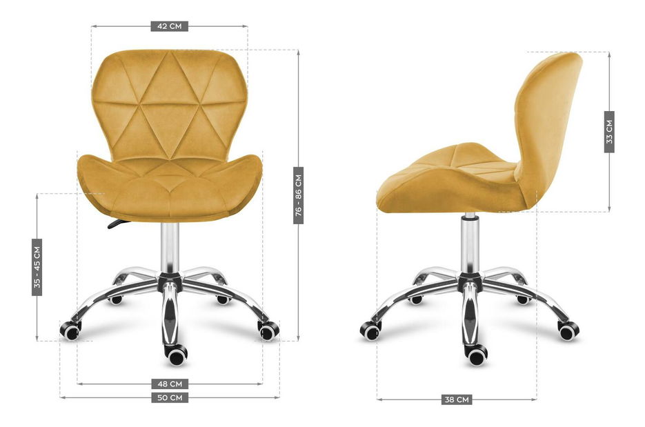 Scaun de birou Forte 3.0 (horčicová)