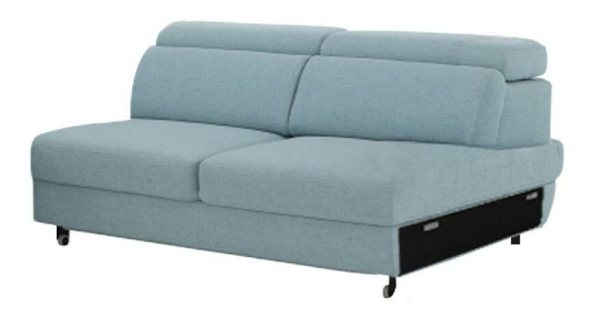 Háromszemélyes kanapé GEVONA (mentol szövet + krém)