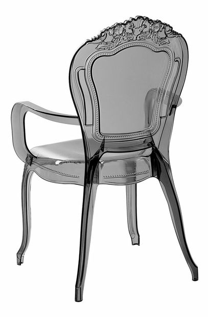 Set 2 ks. jedálenských stoličiek VITTON II (čierna)