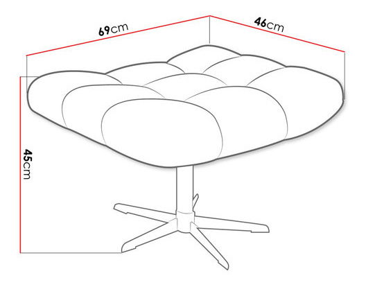 Taburete Hellen (crem)