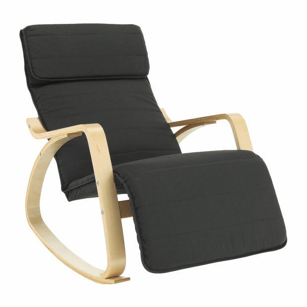 Fotoliu balansoar Runde (gri + mestacăn) *vânzare stoc