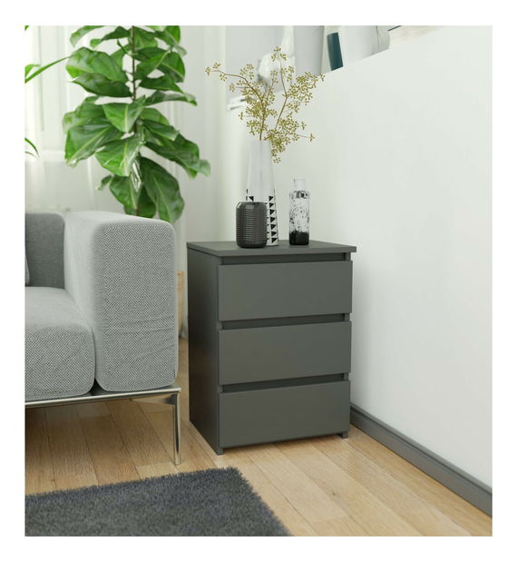 Nočný stolík Contragolpe (grafit)