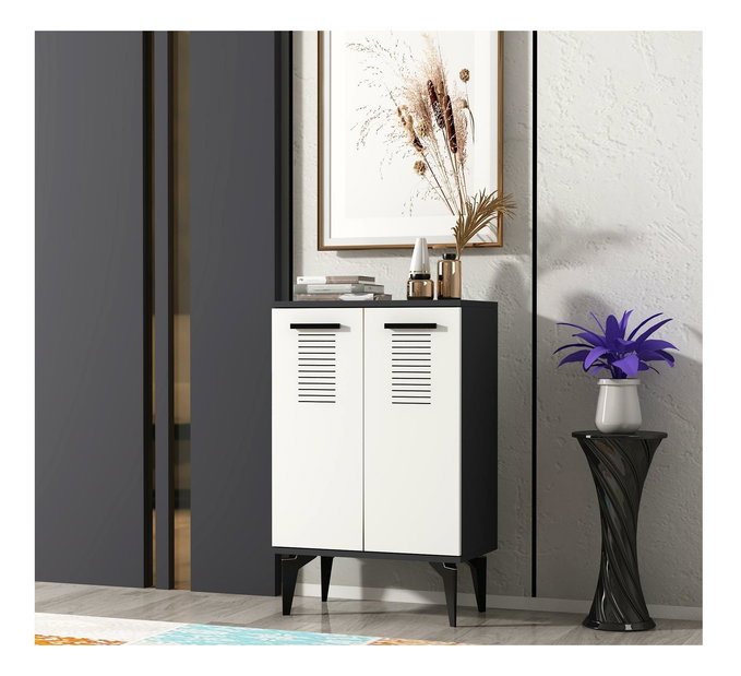 Skrinka Vipapo 7 (antracit + biela) 