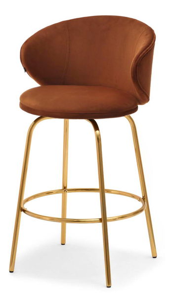 Barová stolička Japassie (čierna)