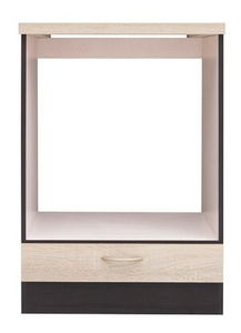 Dulap inferior de bucătărie sub cuptor Junona line DPK/60/82 (Wenge + Stejar sonoma)