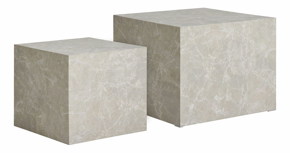 Set 2 ks konferencných stolíkov Pesalia 1 (mramor)