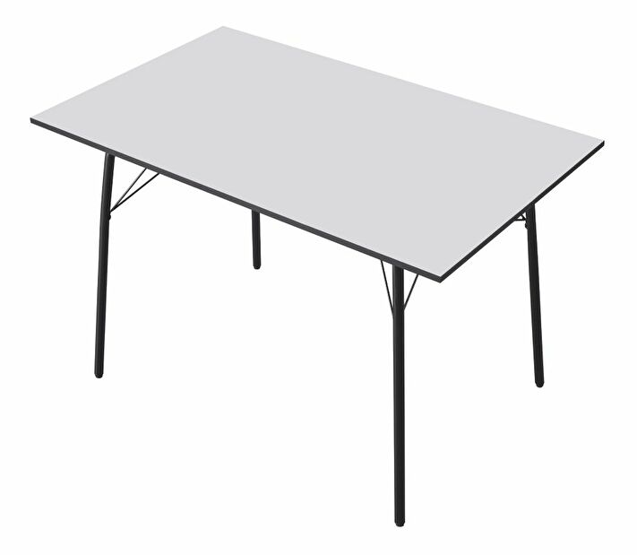 Blagovaonski stol 120 MALAK (bijela + crna) (za 4 osobe)