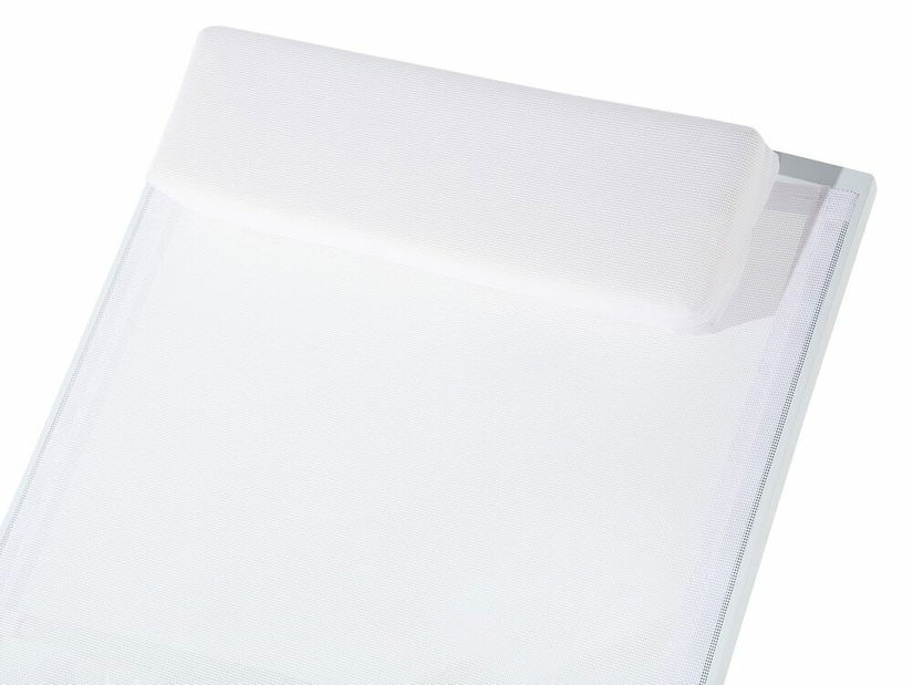 Záhradné lehátko Campania (biela)