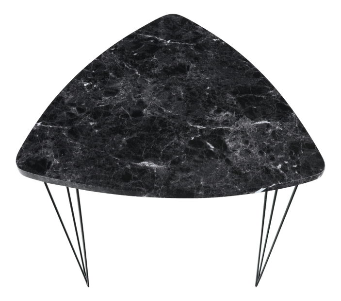 Masă de cafea Stofol (Negru) (2 buc.)