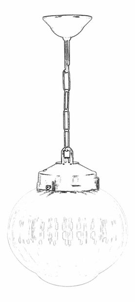 Lustră de exterior Azeem (Negru)