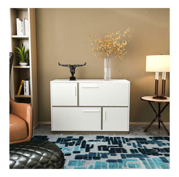 Skrinka Maresolla (biela + sivá)