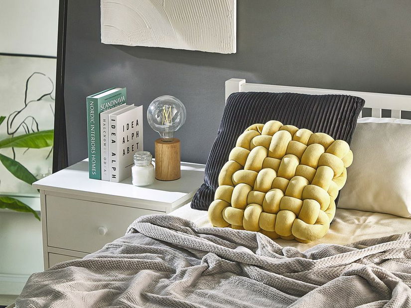 Vankúš 30x30 cm SALAR (žltá)