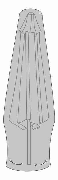 Husă pentru mobilier de grădină Lvasalia 3 (negru)