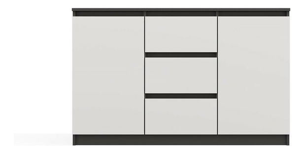 Komoda Musecalo 11 (antracit + biela)