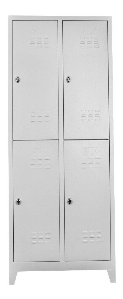 Uzamykateľná skriňa Jessia 27 (sivá)