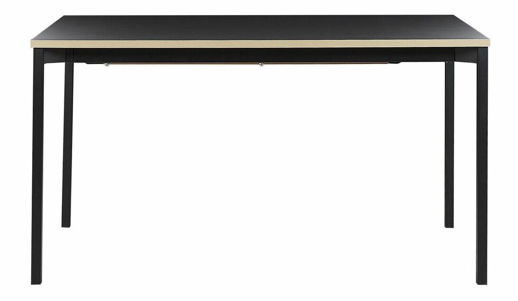 Jedálenský rozkladací stôl 140-190x90 cm Avenera (čierna)