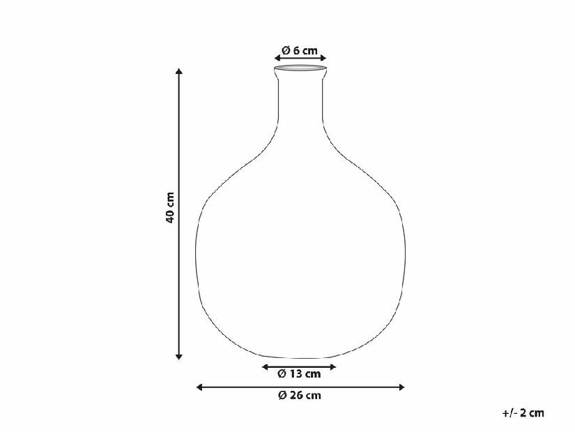 Váza 40 cm Revere (viacfarebná) 