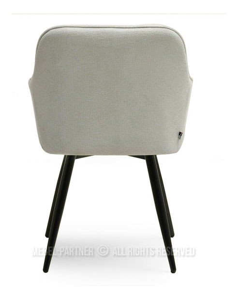 Stolička Bonita (krémová + chrómová)