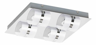 Kúpeľňové svietidlo Tony 5492 (chrómová + opálové sklo)