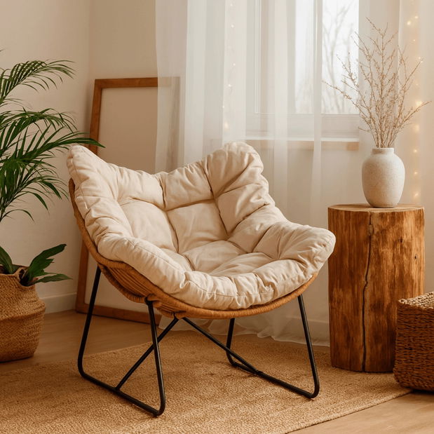 Vrtna fotelja Frigorifico (bež) 