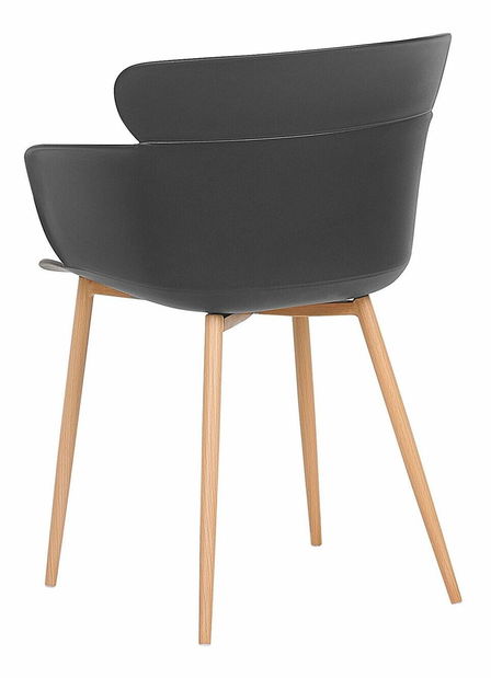 Set 2 ks. jedálenských stoličiek SULLY (čierna)