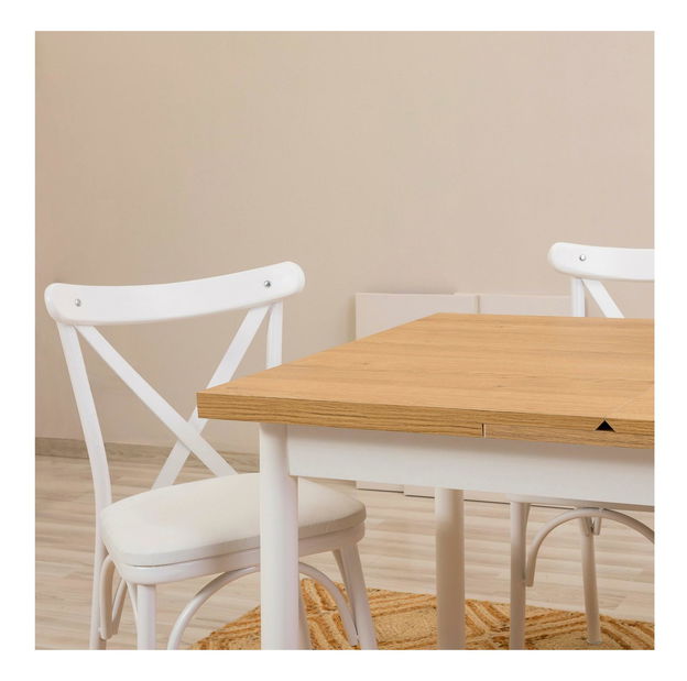 Jedálenský set Duvasa 26 (biela) (pre 4 osoby)