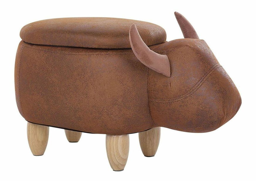 Taburet Calf (maro deschis)