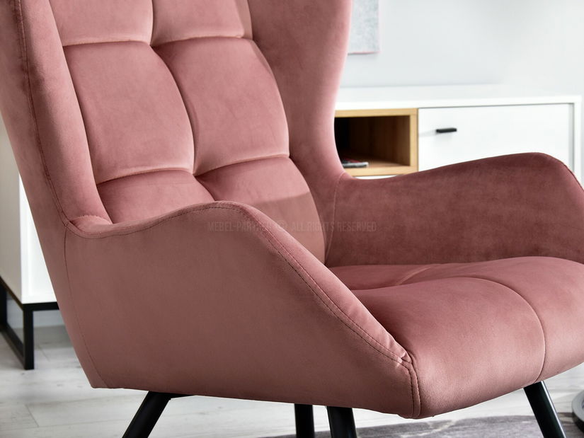 Relaxačné kreslo Norweien (čierna)