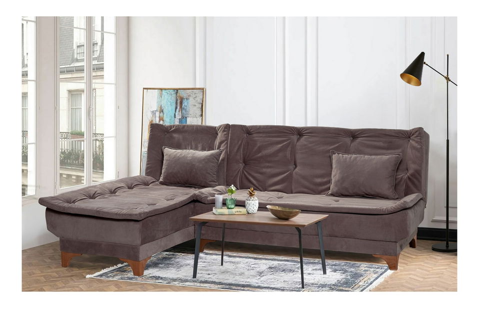 Canapea extensibilă Klaudi C (antracit) (S)