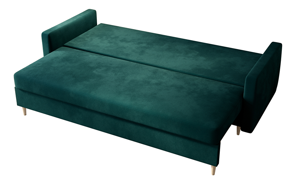 Kétszemélyes kanapé Aura (smaragd)