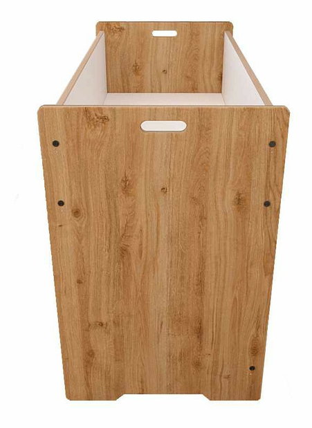 Detský regál Durumo toy (biela + naturálna)