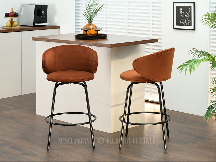 Scaun bar Japassie (negru)