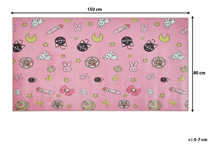 Covor 80x150 cm GAZOL (roz)