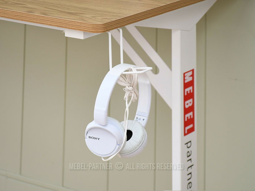 Masă PC Matts 140 (stejar + alb)