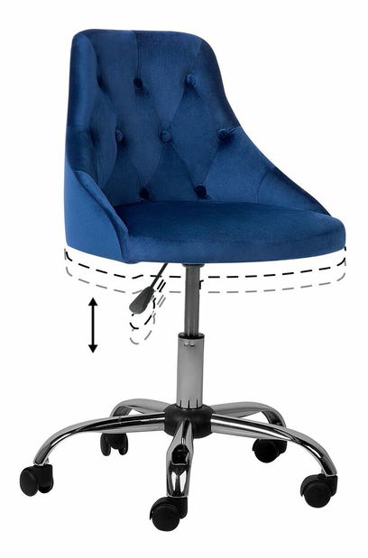 Scaun de birou Parras (cobalt)