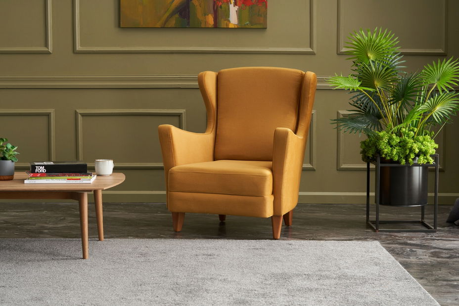 Fotelja Lusitania (zlatna)