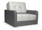 Fotelja na razvlačenje Tomful I (svijetlosiva + siva)