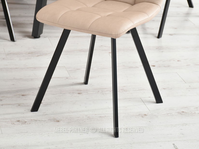 Stolica Luigo (bež + crna)