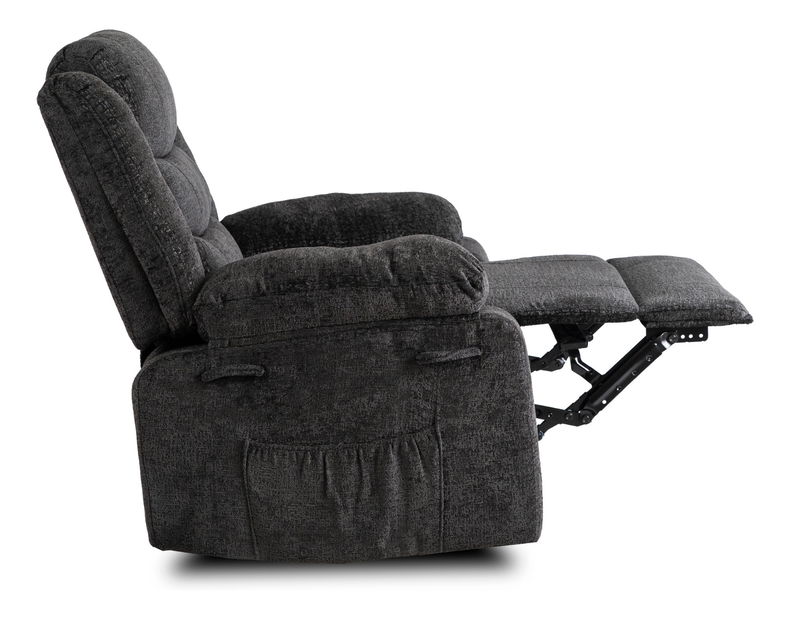 Polohovacie kreslo Apoya (čierna) 