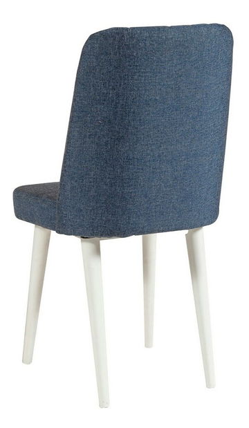 Blagovaonski stol na razvlačenje sa 2 stolice i 2 klupe Vlasta (bijela + tamnoplava)