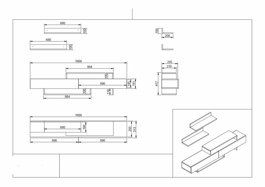 Obývacia stena Nirvy Nirvy