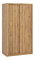 Ormar za garderobu s kliznim vratima Klary SZ120 KE04 (hrast artisan) 