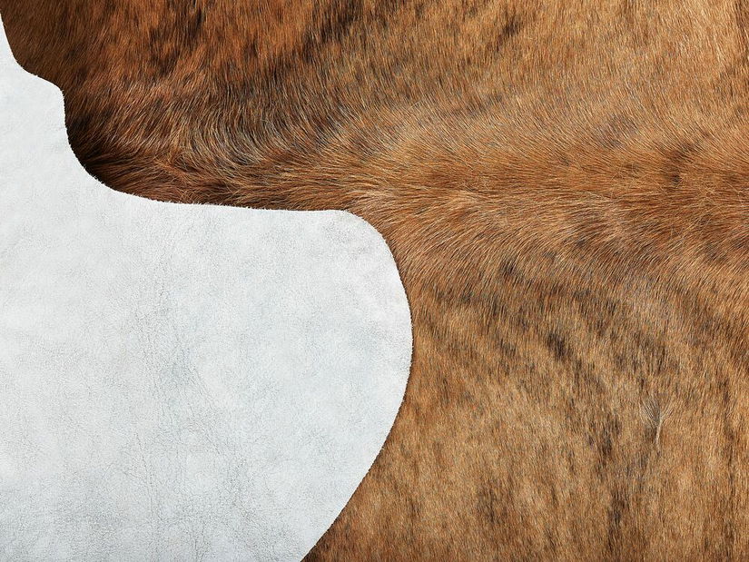 Tepih od goveđe kože 3-4 m² Nasku (crna + bijela)