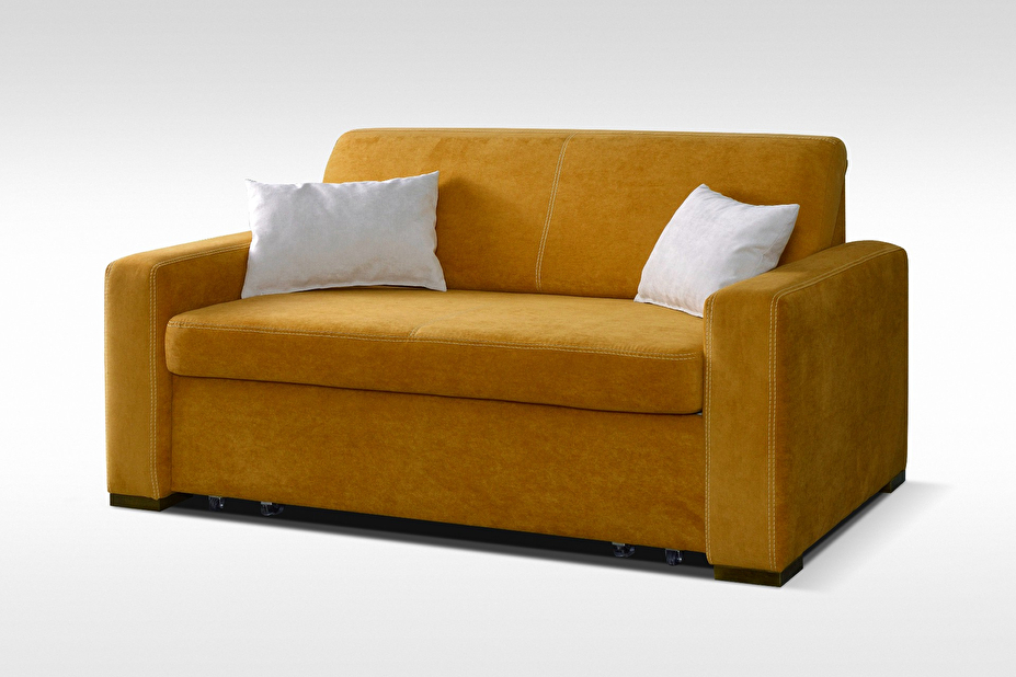 Kétszemélyes kanapé Pallie (sárga)
