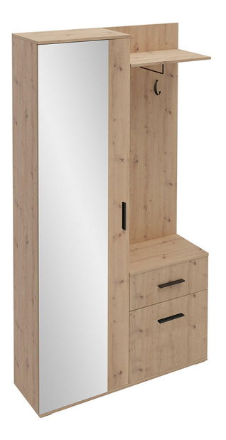 Előszoba Cless (artisan tölgy) (tükörrel)