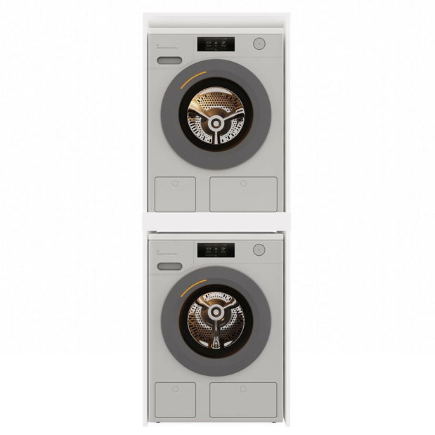 Ormarić za dvije perilice rublja Perdieron 1 (bijela)