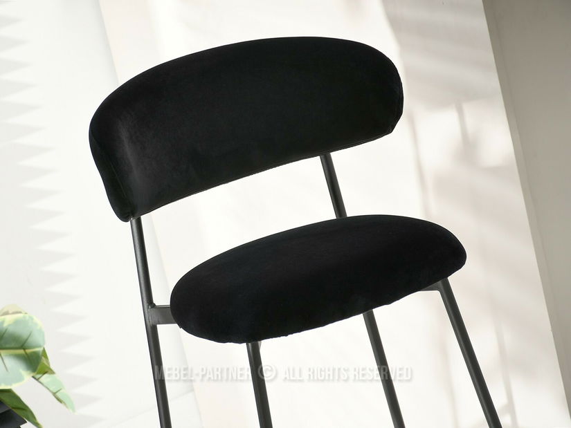 Scaun bar Inezenente (negru)