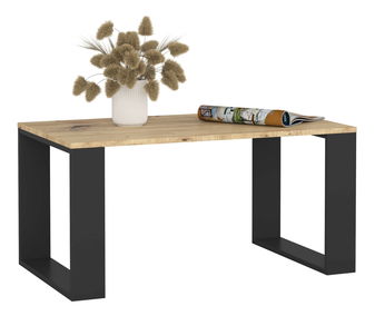 Konferenčný stolík Necesito (dub artisan + čierna)