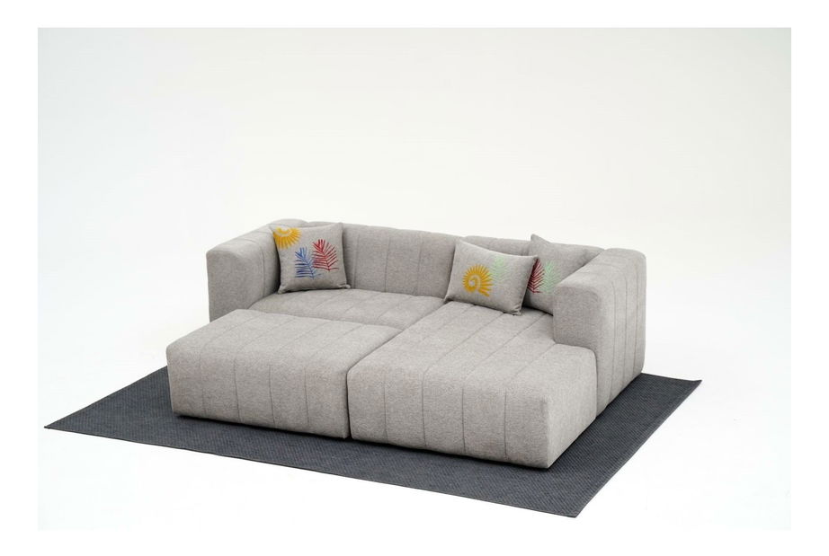 Sarokkanapé Beyzometta (J) (világosszürke)