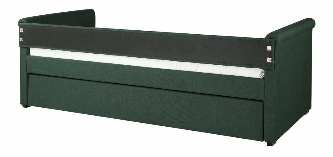 Pat extensibil 90 cm LISABON (cu somieră) (verde)